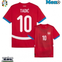 Serbia Dusan Tadic #10 Replica Home Shirt Euro 2024 Short Sleeve